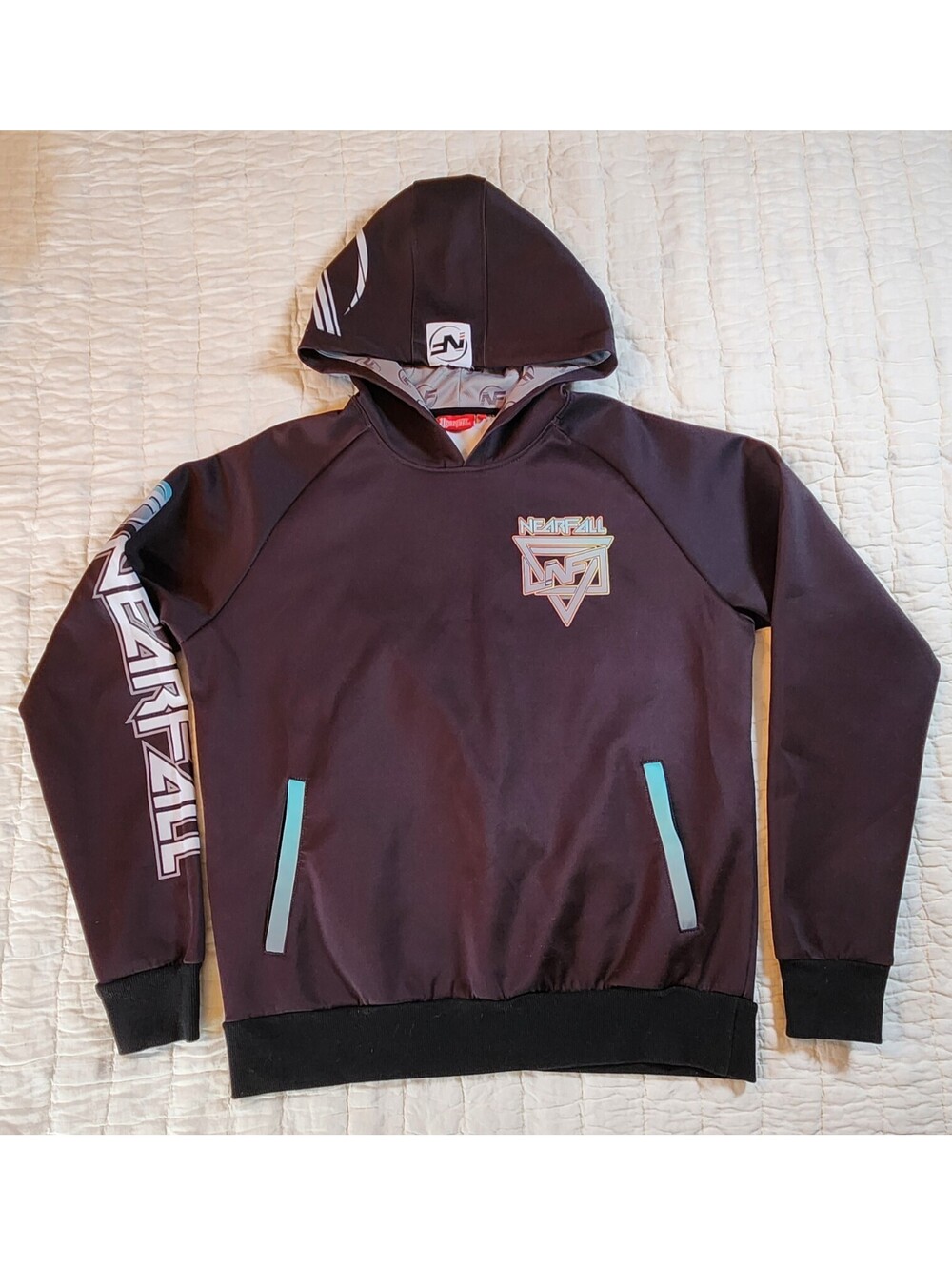 Nearfall Premium Wrestling Apparel Hoodie Size M Heavy Clean Graphics Excellent